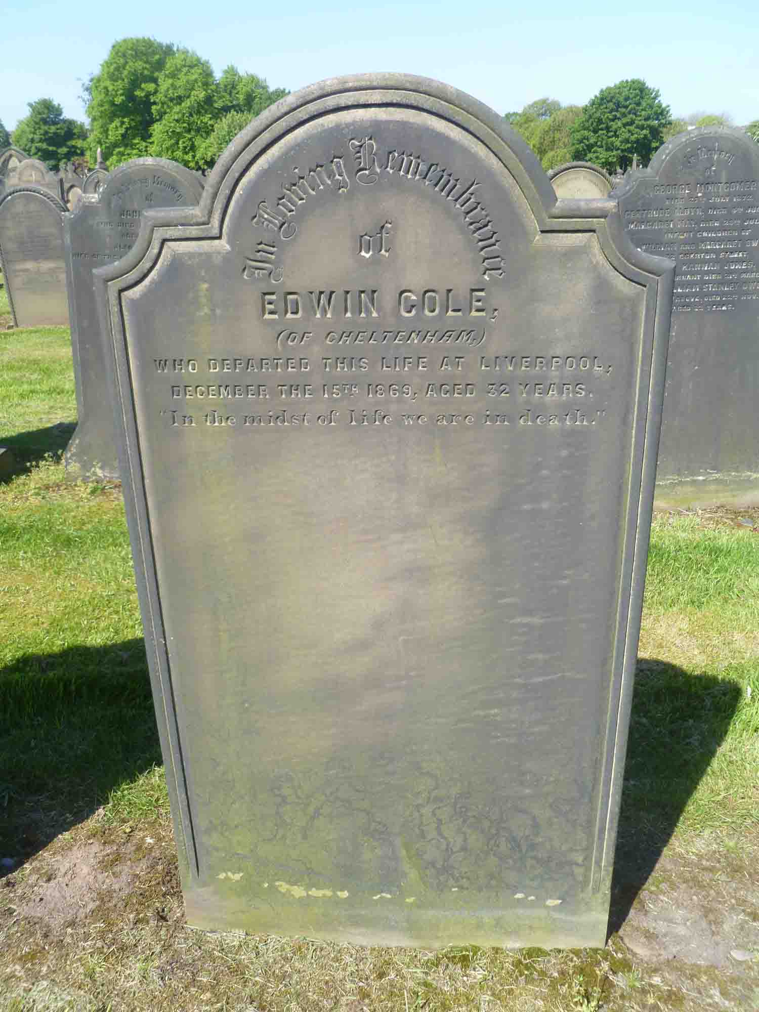Cole, Edwin (H Left 43)